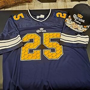 Mens Corona Jesey and Hat Set